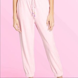 NWT Stoney Clover x Target ankle terry jogger pant light pink